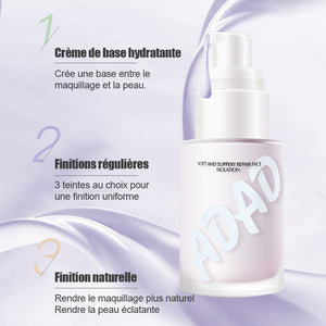 Crème de base hydratante pour corriger le teint de la peau