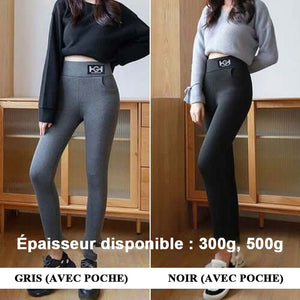 Pantalon chaud cachemire synthétique à la mode pour femmes