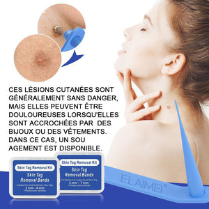 Ensemble d'élimination simple des verrues