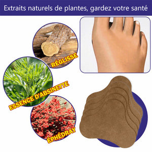 Patch de soulagement des bunions aux herbes naturelles