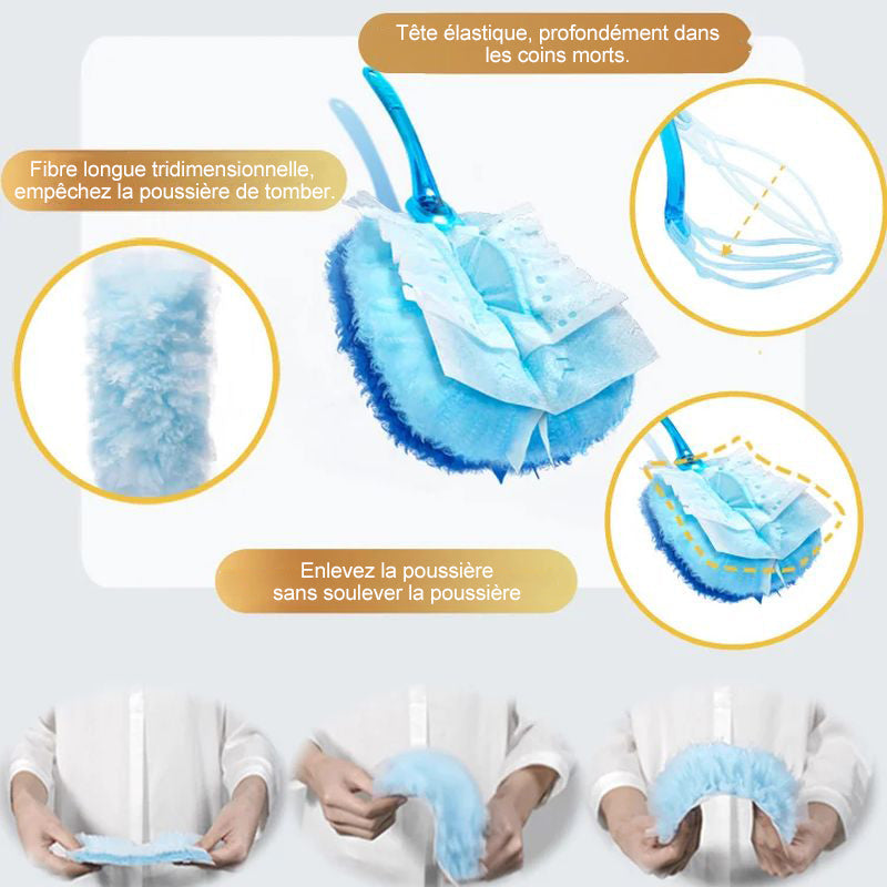 Brosse à Vêtements Anti-Peluches Et Anti-Static - Outil De Nettoyage Pour Canapé, Habits, Poils D'Animaux - 9