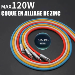 Câbles de données de charge rapide anti-cassure