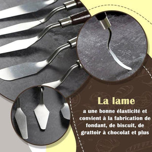 Spatules de Pâtisserie En Acier Inoxydable 5pcs