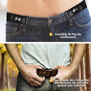 Ceinture élastique de pantalon sans boucle