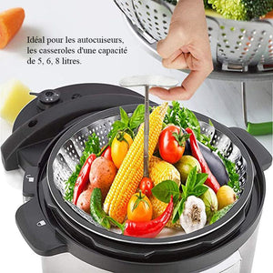 Panier vapeur en acier inoxydable pour la cuisson