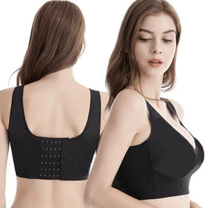 Soutien-gorge à compression latérale et couvrance totale