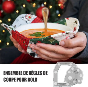 Règle de coupe pour bols