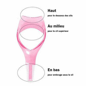 Applicateur de mascara 3-en-1