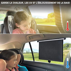Pare-soleil à rouleau de fenêtre rétractable pour voiture/chambre