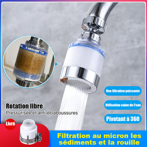 Filtre à eau robinet anti-éclaboussure