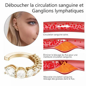 Clip boucle d'oreille de thérapie infrarouge