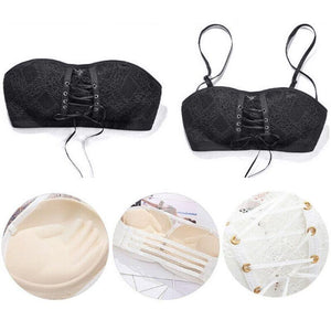 Soutien-gorge  sans bretelles avec dentelle