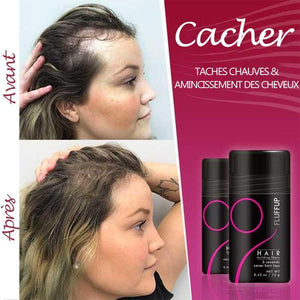 Poudre de fibre des cheveux