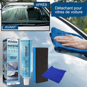Détachant pour vitres de voiture