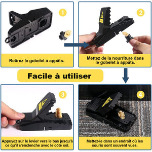 Piège à souris de haute sensibilité Réutilisable