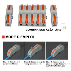 Terminal de connexion rapide (10 pièces)