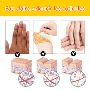 Masque pour les mains de beauté à la mangue
