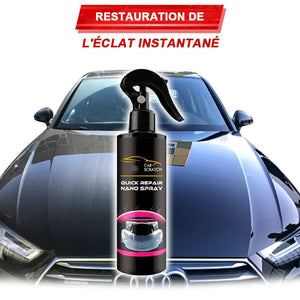 Spray pour une réparation rapide des rayures de voiture