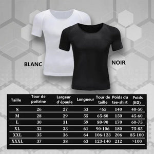 T-shirt shaper cool pour hommes