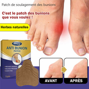 Patch de soulagement des bunions aux herbes naturelles