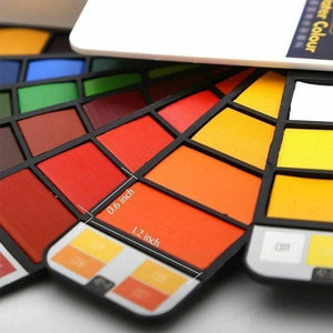 Palette de pigments de gouache solide