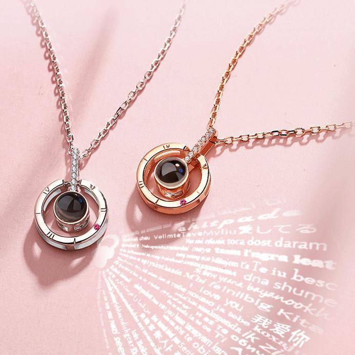Collier "Je t'aime" 100 langues