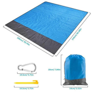 Couverture de Plage Anti-Sable Portable - pour Parc, Plage et Pique-nique