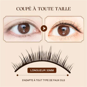 Bandes de cils imperméables auto-adhésives