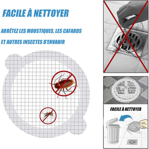 Autocollant de filtre de vidange domestique (30 pièces)