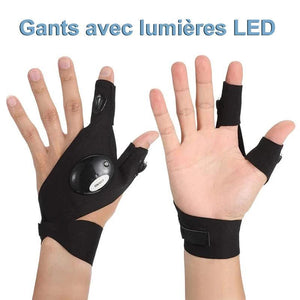 Gants avec Lumières LED Étanches