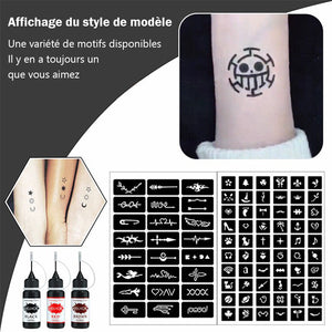 Ensemble de tatouage de jus