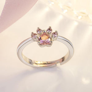 Bague de Empreinte Chat Mignon