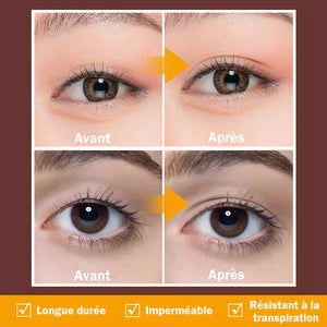 Crème invisible longue tenue pour modelage des doubles paupières