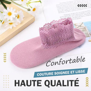 Nouvelles chaussettes thermiques en dentelle à la mode (3 paires)