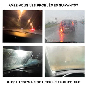 Détachant pour vitres de voiture