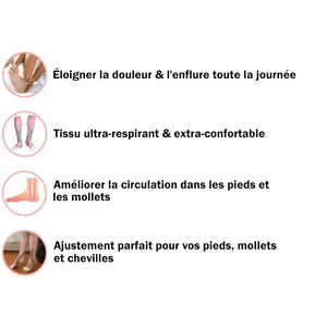 Chaussettes de compression extensibles magiques