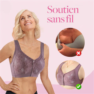 Soutien-gorge à bouton avant confortable et pratique