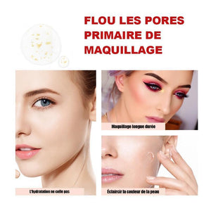 Crème magique appliquée avant le maquillage