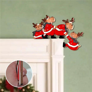 Décorations de cadre de porte pour Noël