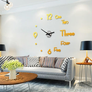 HORLOGE MURALE DÉCORATIVE DIY