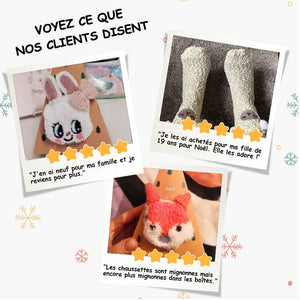 Chaussettes mignonnes avec boîte-cadeau