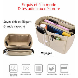 Sac cosmétique de rangement étanche multifonctionnel