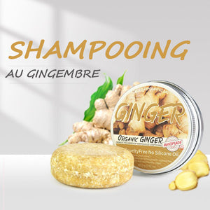 Savon de shampoing au gingembre pour repousser des cheveux (2 pièces)