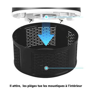 La piège   lampe à moustiques