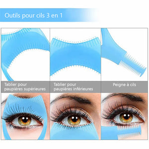 Applicateur de mascara 3-en-1