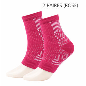 Acupressure antalgique Chaussettes moulées auto-chauffantes