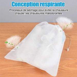 Sac de rangement sac à chaussures non tissé avec cordon