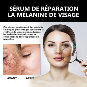 Sérum de réparation la mélanine de visage