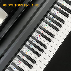 Étiquettes amovibles pour partitions de clavier de piano