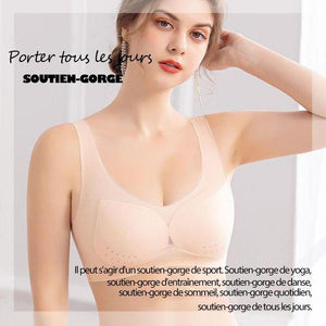 Soutien-gorge sans couture ultra fin en soie glacée